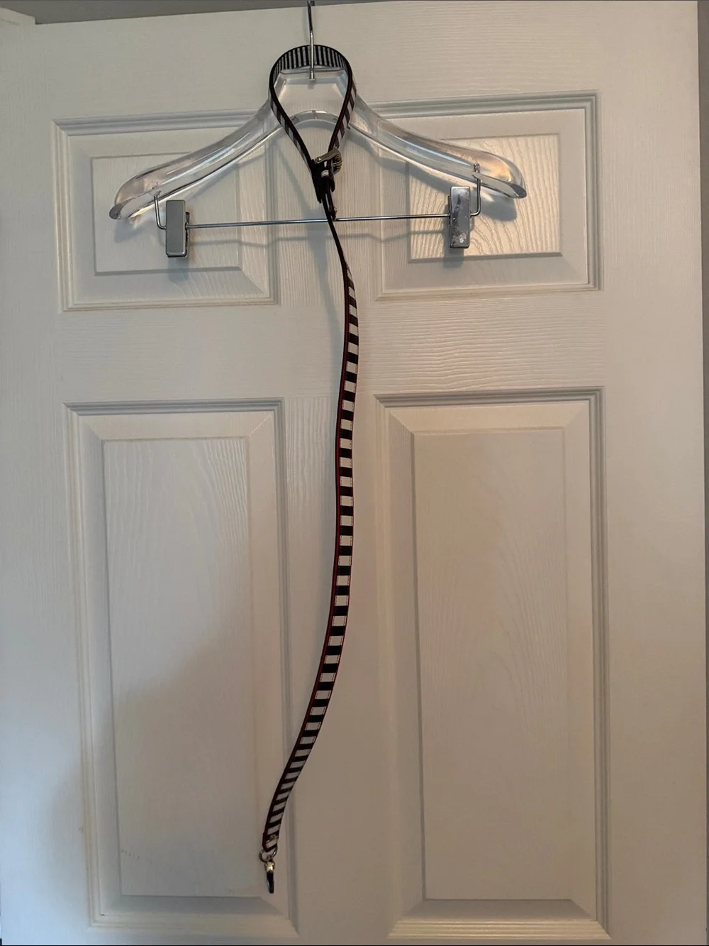 Henry Bendel Striped Black and White Dog Leash - Unbranded